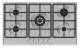 كومتال موقد غاز ستانلس ستيل - 90x50 سم - 5 شعلات - فضي - M9-50BTF