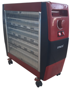 دفاية كهربائية استار اكس ، تدفئة عالية ، اللون أحمر × أسود -EH-2024A-SX
